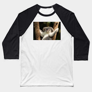 Koala Relaxing In The Sun Baseball T-Shirt